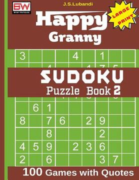 portada Happy Granny Sudoku Puzzle Book 2 (in English)