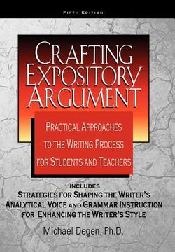 portada crafting expository argument (en Inglés)
