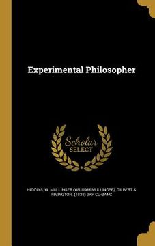 portada Experimental Philosopher (en Inglés)