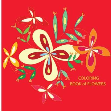 portada COLORING BOOK of FLOWERS (en Inglés)