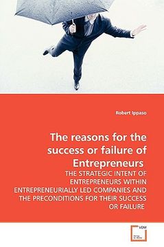 portada the reasons for the success or failure of entrepreneurs (en Inglés)