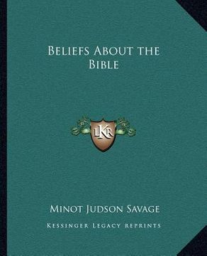 portada beliefs about the bible (in English)