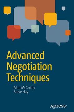 portada Advanced Negotiation Techniques (in English)