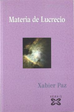 portada Materia de Lucrecio (Edición Literaria - Poesía)