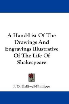 portada a hand-list of the drawings and engravings illustrative of the life of shakespeare (en Inglés)