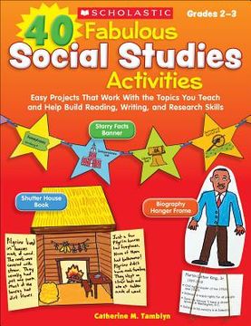 portada 40 fabulous social studies activities (en Inglés)