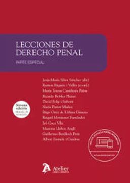 portada Lecciones de Derecho Penal Parte Especial 9 Edicion (in Spanish)