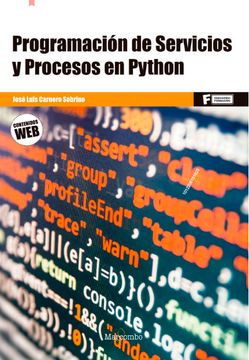 portada Programación de Servicios y Procesos en Python (in Spanish)