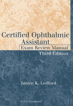 portada certified ophthalmic assistant exam review manual (en Inglés)
