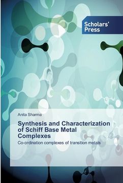 portada Synthesis and Characterization of Schiff Base Metal Complexes (en Inglés)