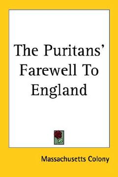 portada the puritans' farewell to england (en Inglés)