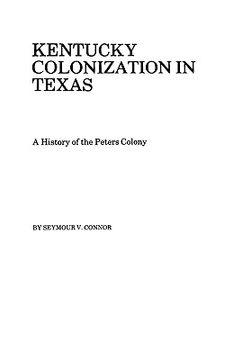 portada kentucky colonization in texas (in English)