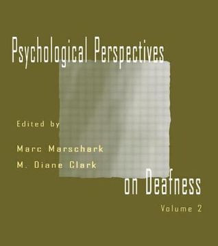 portada Psychological Perspectives on Deafness: Volume ii. (en Inglés)