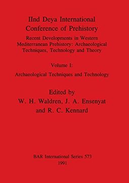 portada Recent Developments in Western Mediterranean Prehistory, Volume i: Archaeological Techniques and Theory (Bar International) (en Inglés)
