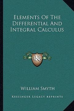 portada elements of the differential and integral calculus (en Inglés)