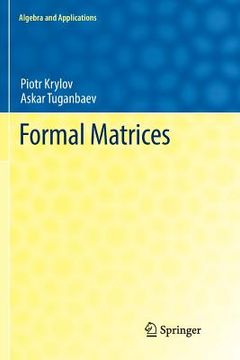 portada Formal Matrices