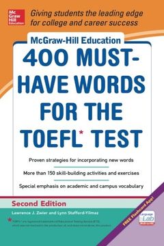 portada McGraw-Hill Education 400 Must-Have Words for the TOEFL, 2nd Edition (in English)