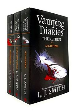 portada Vampire Diaries the Return Series Book 5 to 7 Collection 3 Books Bundle set by l j Smith (Nightfall, Shadow Souls , Midnight)