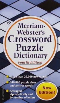 portada Merriam Webster'S Crossword Puzzle Dictionary (en Inglés)