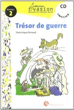 portada Évasion, Tresor de guerre, lectures en français facile, niveau 2, ESO (Paperback) (in French)