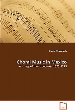 portada choral music in mexico (en Inglés)