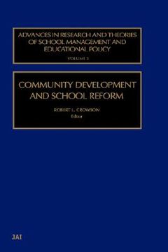 portada community development and school reform (in English)