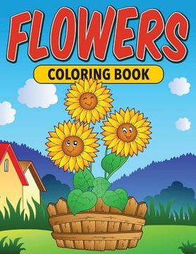 portada Flowers: Coloring Book (en Inglés)