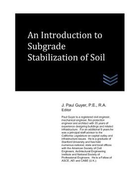 portada An Introduction to Subgrade Stabilization of Soil (en Inglés)