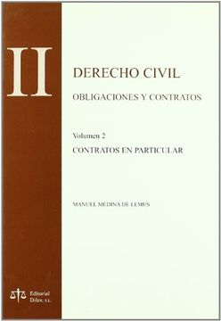 portada Derecho Civil ii Obligaciones y Contratos Volumen 2 Contratos en Particular