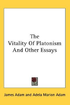 portada the vitality of platonism and other essays (en Inglés)