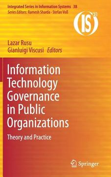 portada Information Technology Governance in Public Organizations: Theory and Practice (in English)