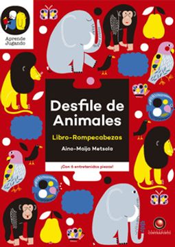 portada Desfile de Animales Aprende Jugando. Libro Rompecabezas (in Spanish)