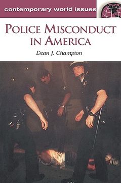 portada police misconduct in america: a reference handbook (en Inglés)