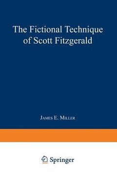 portada The Fictional Technique of Scott Fitzgerald (in English)