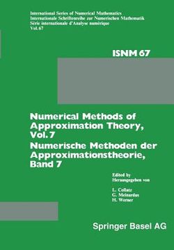 portada Numerical Methods of Approximation Theory, Vol. 7 / Numerische Methoden Der Approximationstheorie, Band 7: Workshop on Numerical Methods of Approximat (en Alemán)