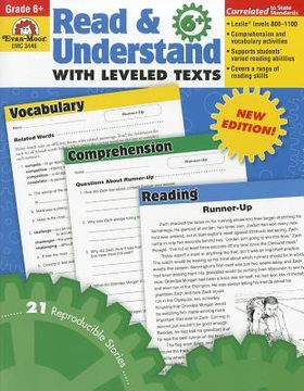 portada read & understand with leveled texts, grade 6+ (in English)