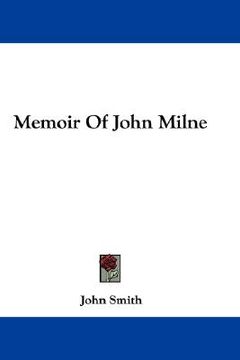 portada memoir of john milne