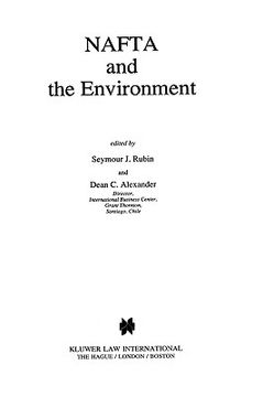 portada nafta and the environment (en Inglés)
