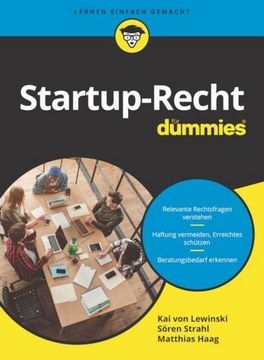 portada Startup-Recht für Dummies (en Alemán)