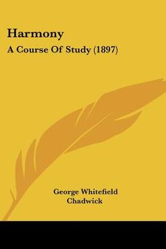 portada harmony: a course of study (1897) (en Inglés)