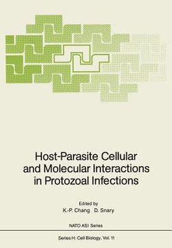 portada host-parasite cellular and molecular interactions in protozoal infections (en Inglés)