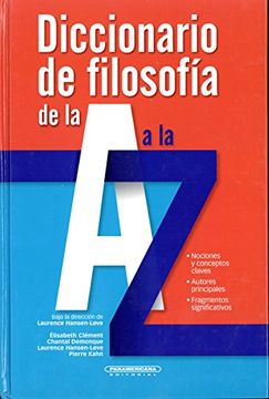 portada Diccionario de Filosofia de la a a a la z