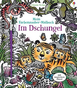portada Mein Farbenzauber-Malbuch: Im Dschungel (en Alemán)