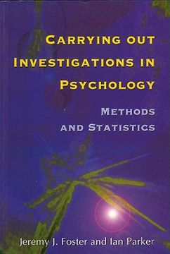 portada carrying out investigations in psychology: methods and statistics