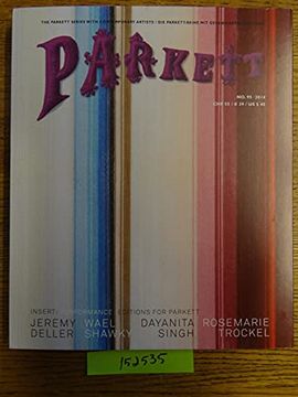 portada Parkett no. 95: Jeremy Deller, Wael Shawky, Dayanita Singh, Rosemarie Trockel (en Inglés)