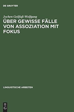portada Uber Gewisse Falle von Assoziation mit Fokus (en Alemán)