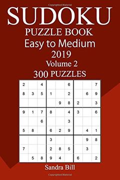 portada 300 Easy to Medium Sudoku Puzzle Book 2019 (en Inglés)