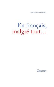 portada En Français, Malgré Tout (in French)
