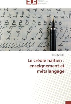 portada Le Creole Haitien: Enseignement Et Metalangage