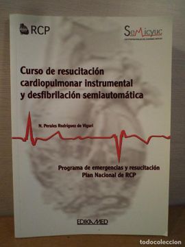 portada Curso de Resucitacion Cardiopulmonar Instrumental y Desfibrilacio n Semiautomatica: Programa de Emergencias y Resucitacion Plan Nacional de rcp